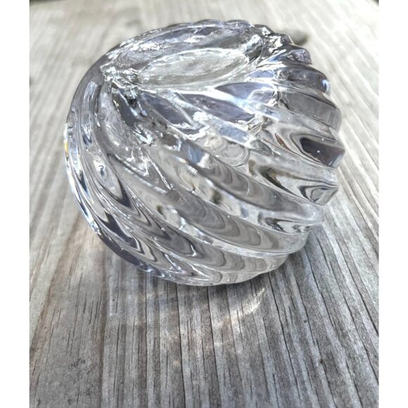 PartyLite Illusions Glass Swirl Tea Light Holder P0463 - Picture 7 of 10